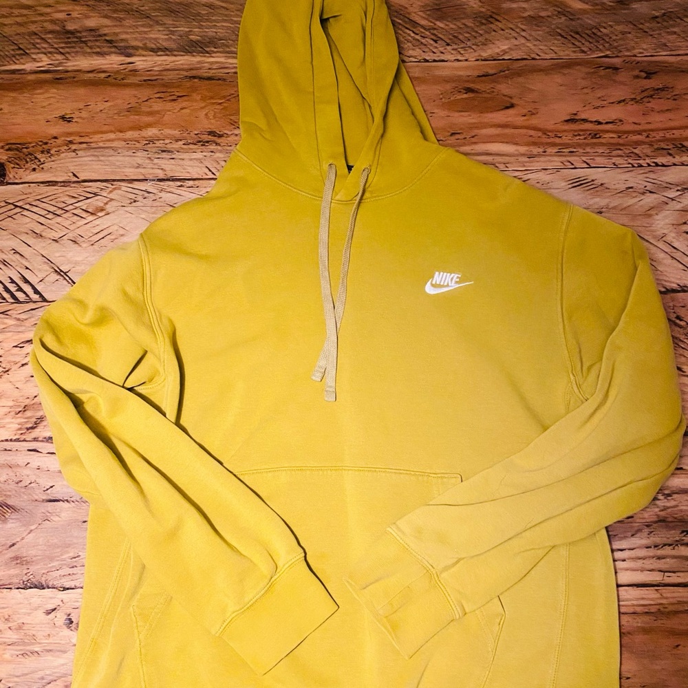 Nike chartreuse color Hoodie